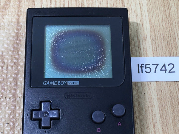 lf5742 Plz Read Item Condi GameBoy Pocket Black Game Boy Console Japan