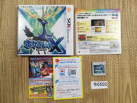 fh6502 Pokemon Pocket Monster X BOXED Nintendo 3DS Japan