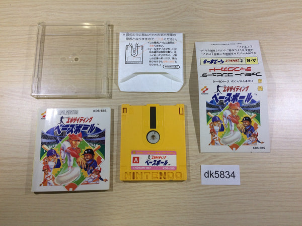 dk5834 Exciting Baseball Famicom Disk Japan