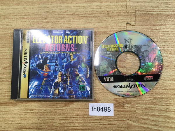 fh8498 Elevator Action Returns Sega Saturn Japan