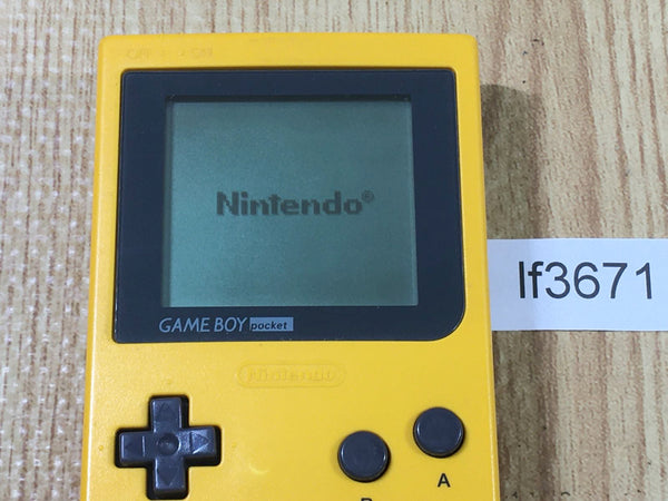 lf3671 Plz Read Item Condi GameBoy Pocket Yellow Game Boy Console Japan