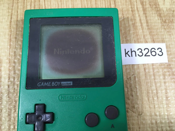 kh3263 Plz Read Item Condi GameBoy Pocket Green Game Boy Console Japan