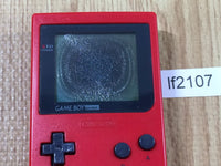 lf2107 Plz Read Item Condi GameBoy Pocket Red Game Boy Console Japan