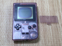 lf7402 Plz Read Item Condi GameBoy Pocket Clear Purple Console Japan