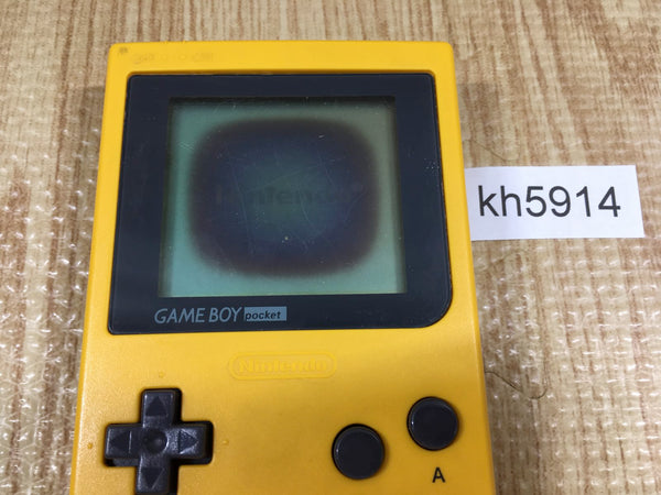 kh5914 Plz Read Item Condi GameBoy Pocket Yellow Game Boy Console Japan