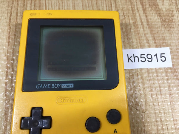 kh5915 Plz Read Item Condi GameBoy Pocket Yellow Game Boy Console Japan