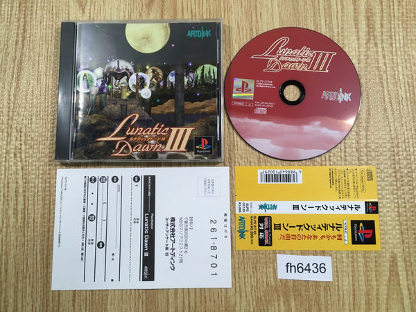 fh6436 Lunatic Dawn 3 PS1 Japan