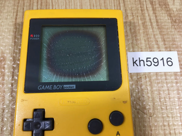 kh5916 Plz Read Item Condi GameBoy Pocket Yellow Game Boy Console Japan