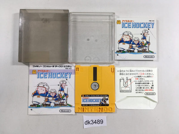 dk3489 Ice Hockey BOXED Famicom Disk Japan