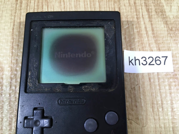 kh3267 Plz Read Item Condi GameBoy Pocket Black Game Boy Console Japan