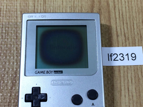 lf2319 Plz Read Item Condi GameBoy Pocket Silver Game Boy Console Japan