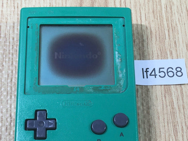 lf4568 Plz Read Item Condi GameBoy Pocket Green Game Boy Console Japan