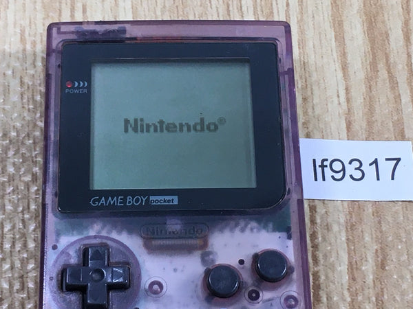 lf9317 GameBoy Pocket Clear Purple Game Boy Console Japan