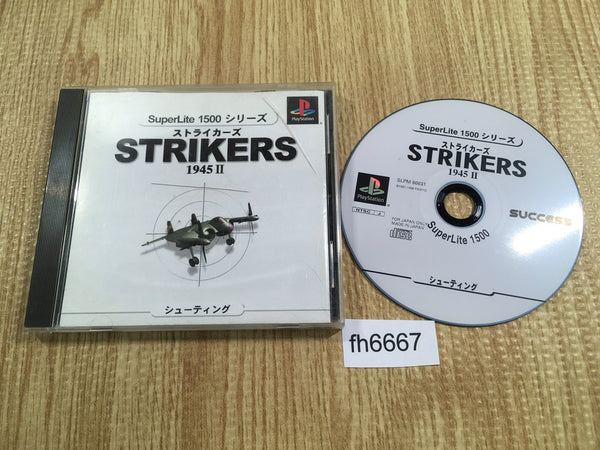 fh6667 Strikers 1945 2 Superlite 1500 Series PS1 Japan