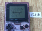 lf2215 Plz Read Item Condi GameBoy Pocket Clear Purple Console Japan