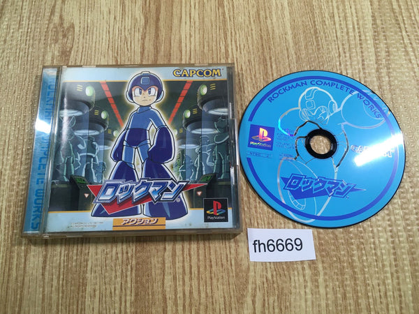 fh6669 Rockman Megaman 1 Complete Works PS1 Japan