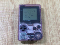 lf2215 Plz Read Item Condi GameBoy Pocket Clear Purple Console Japan