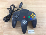 dk1279 Plz Read Item Condi Nintendo 64 Controller Black & Gray N64 Japan