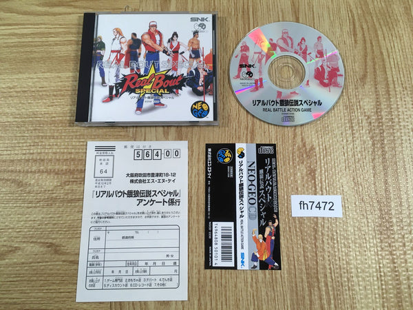 fh7472 Real Bout Garou Densetsu Special NEO GEO CD Japan