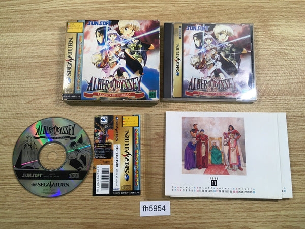 fh5954 Albert Odyssey Gaiden First Limited Sega Saturn Japan