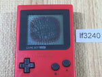 lf3240 Plz Read Item Condi GameBoy Pocket Red Game Boy Console Japan