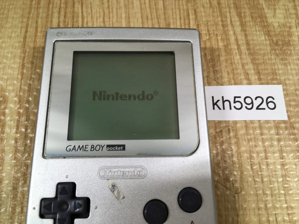 kh5926 Plz Read Item Condi GameBoy Pocket Silver Game Boy Console Japan