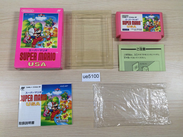 ue5100 Super Mario USA BOXED NES Famicom Japan