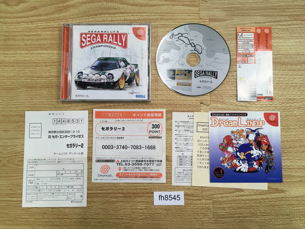 fh8545 Sega Rally Championship 2 Dreamcast Japan