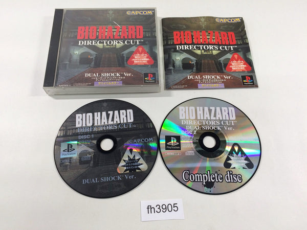 fh3905 Resident Evil Biohazard Director's Cut Dual Shock PS1 Japan
