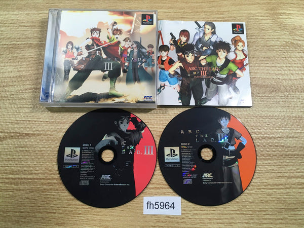 fh5964 Arc The Lad 3 PS1 Japan