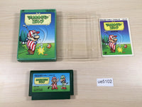 ue5102 Mario Open Golf BOXED NES Famicom Japan