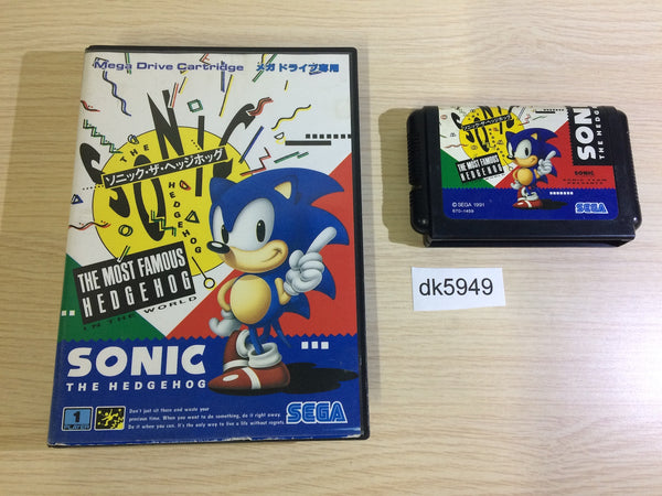 dk5949 Sonic The Hedgehog BOXED Mega Drive Genesis Japan