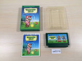 ue5319 Mario Open Golf BOXED NES Famicom Japan