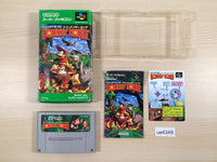 ue4349 Super Donkey Kong Country BOXED SNES Super Famicom Japan