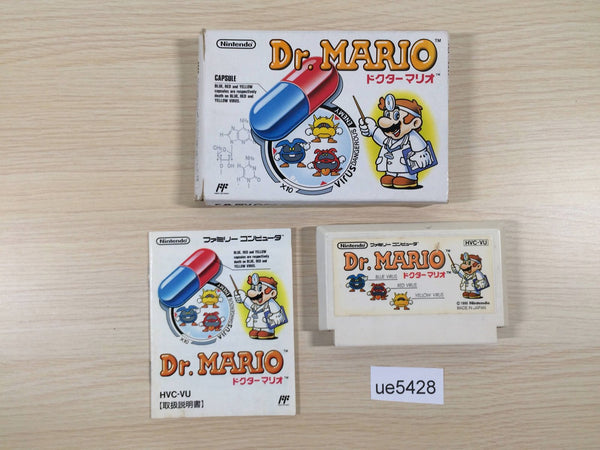 ue5428 Dr. Mario BOXED NES Famicom Japan