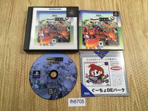 fh6705 Theme Park Playstation The Best PS1 Japan