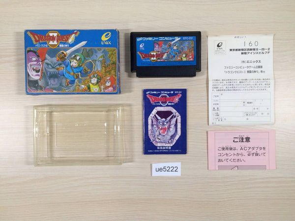 ue5222 Dragon Quest II 2 BOXED NES Famicom Japan