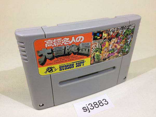 sj3883 Takahashi Meijin no Daibouken Jima SNES Super Famicom Japan