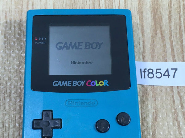 lf8547 Plz Read Item Condi GameBoy Color Blue Game Boy Console Japan