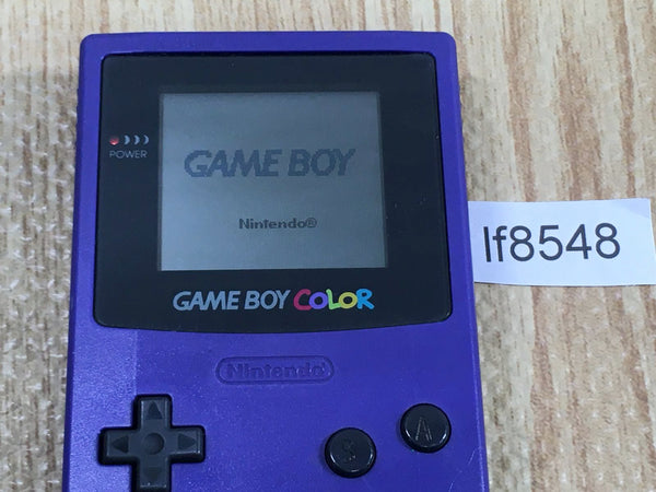 lf8548 Plz Read Item Condi GameBoy Color Purple Game Boy Console Japan