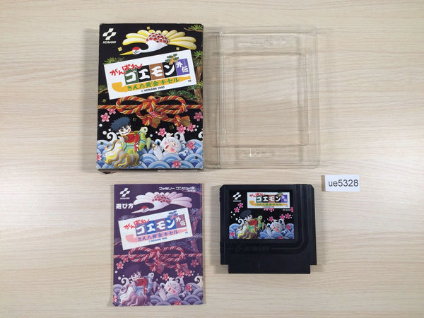 ue5328 Ganbare Goemon Gaiden Mystical Ninja BOXED NES Famicom Japan