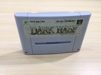 ue6250 Dark Half BOXED SNES Super Famicom Japan