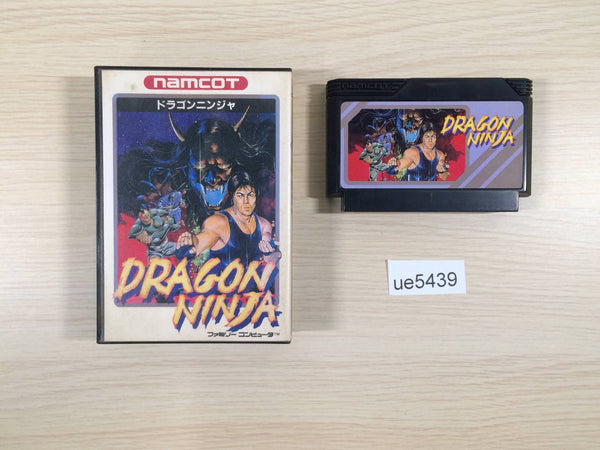 ue5439 Dragon Ninja BOXED NES Famicom Japan