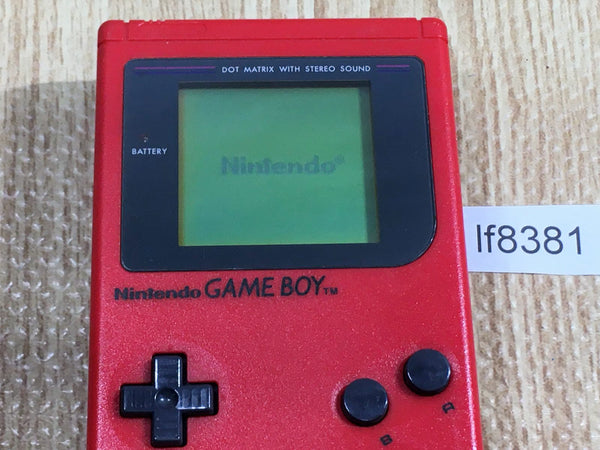 lf8381 GameBoy Bros. Red Game Boy Console Japan