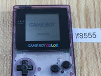 lf8555 Plz Read Item Condi GameBoy Color Clear Purple Game Boy Console Japan