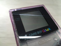 lf8555 Plz Read Item Condi GameBoy Color Clear Purple Game Boy Console Japan