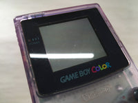 lf8555 Plz Read Item Condi GameBoy Color Clear Purple Game Boy Console Japan