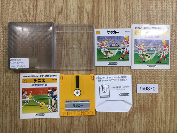 fh6870 Soccer BOXED Famicom Disk Japan