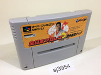 sj3954 Zen Nippon ProWrestling Sekai Saikyou Tag SNES Super Famicom Japan