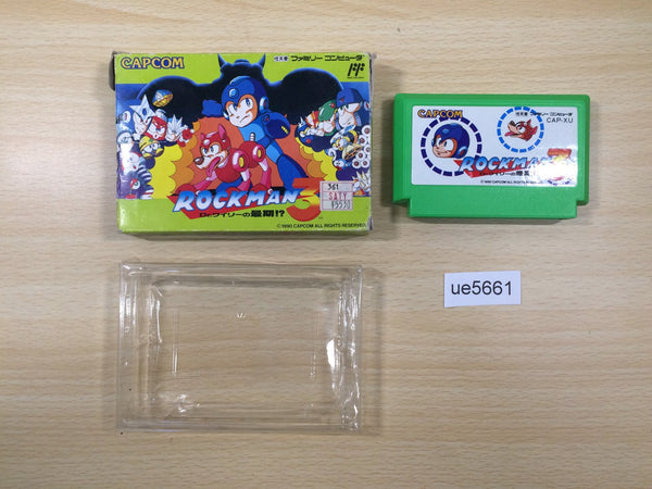 ue5661 Rockman 3 Megaman BOXED NES Famicom Japan